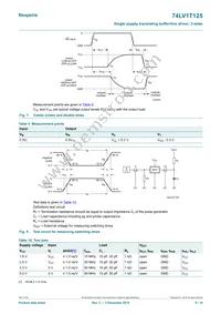 74LV1T125GXH Datasheet Page 8