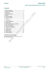 74LV1T125GXH Datasheet Page 14