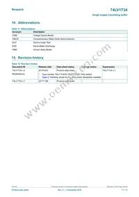 74LV1T34GXH Datasheet Page 11