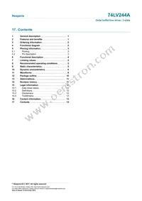 74LV244APWJ Datasheet Page 14