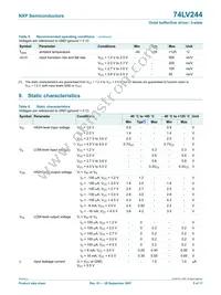 74LV244N Datasheet Page 5