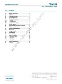 74LV244N Datasheet Page 17