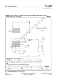 74LV259DB Datasheet Page 15