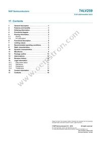 74LV259DB Datasheet Page 19