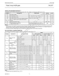 74LV27D Datasheet Page 4