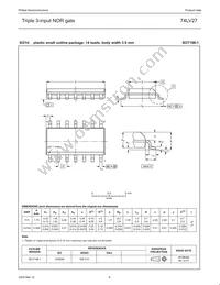 74LV27D Datasheet Page 6