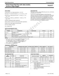 74LV377D Datasheet Page 2