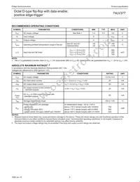 74LV377D Datasheet Page 4