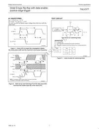 74LV377D Datasheet Page 7