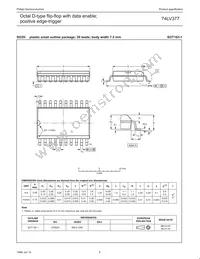 74LV377D Datasheet Page 9