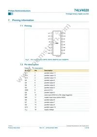 74LV4020DB Datasheet Page 4