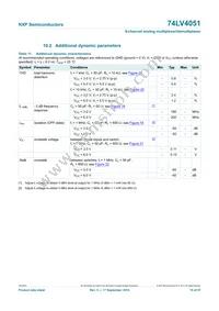 74LV4051N Datasheet Page 15