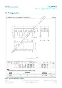 74LV4051N Datasheet Page 19