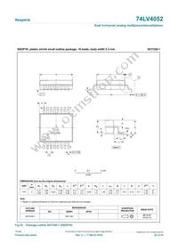 74LV4052PW/AUJ Datasheet Page 20