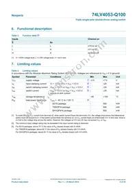 74LV4053BQ-Q100X Datasheet Page 5