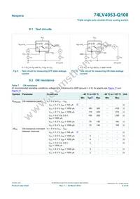 74LV4053BQ-Q100X Datasheet Page 8