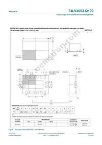 74LV4053BQ-Q100X Datasheet Page 21