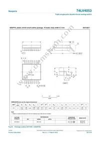 74LV4053DB Datasheet Page 20