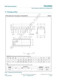 74LV4053N Datasheet Page 19