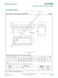 74LV4060N Datasheet Page 16