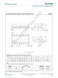 74LV4060N Datasheet Page 17