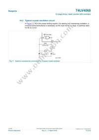 74LV4060PW Datasheet Page 15