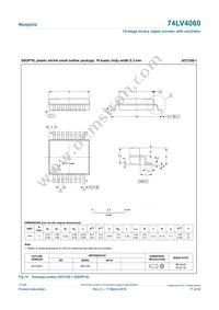 74LV4060PW Datasheet Page 17