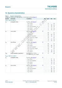 74LV4066DB Datasheet Page 9