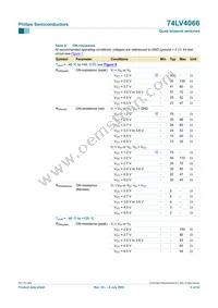 74LV4066N Datasheet Page 8