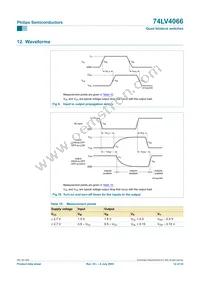 74LV4066N Datasheet Page 12