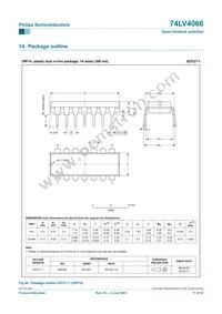 74LV4066N Datasheet Page 17