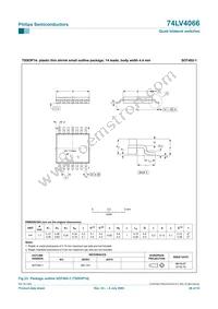 74LV4066N Datasheet Page 20