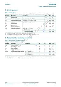 74LV4094DB Datasheet Page 5