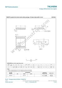 74LV4094N Datasheet Page 17