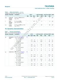 74LV540APWJ Datasheet Page 6