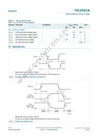 74LV541ATPWJ Datasheet Page 8