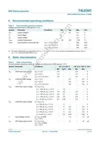 74LV541D Datasheet Page 4