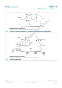 74LV573D Datasheet Page 9