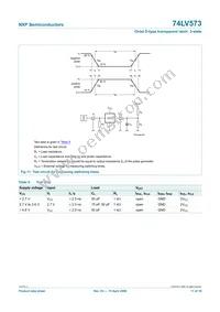 74LV573D Datasheet Page 11