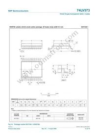 74LV573D Datasheet Page 14