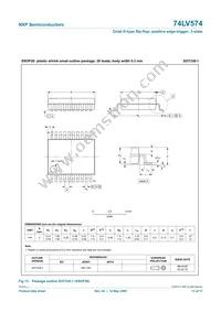74LV574D Datasheet Page 13
