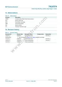 74LV574D Datasheet Page 15