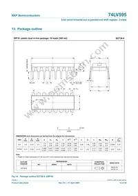 74LV595N Datasheet Page 14