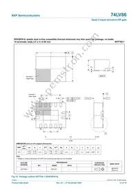 74LV86PW Datasheet Page 13