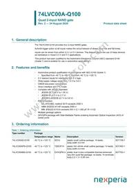 74LVC00AD-Q100J Datasheet Cover