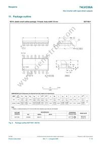 74LVC06APW/AUJ Datasheet Page 7