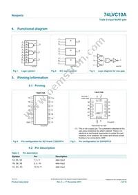 74LVC10ADB Datasheet Page 2
