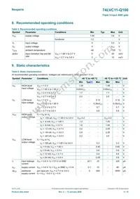 74LVC11PW-Q100J Datasheet Page 4