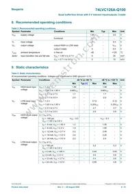 74LVC126AD-Q100J Datasheet Page 4