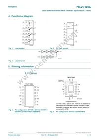 74LVC126APW/AUJ Datasheet Page 2